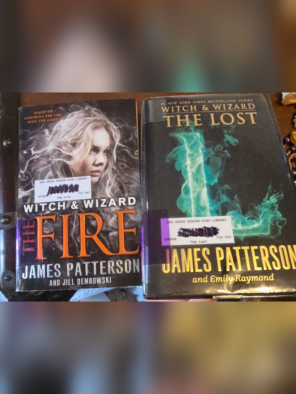 Lot of 5 / Witch & Wizard / James Patterson / 2 Hardcover 3 Softcover / 1 thru 5